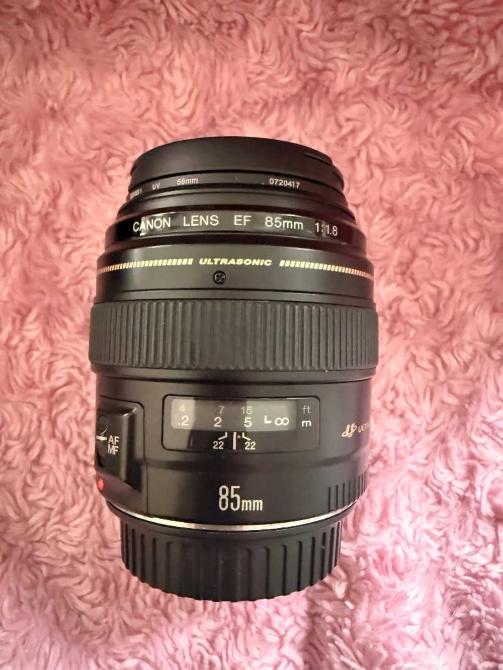 Canon EF 85mm f/1.8 Prime Lens